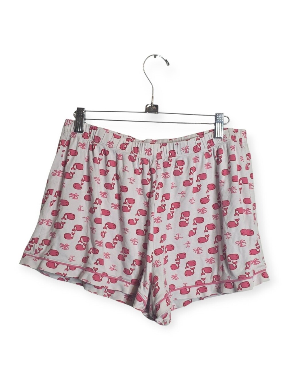 Women's Roller Rabbit Moby Polo whale print pajama shorts, size large